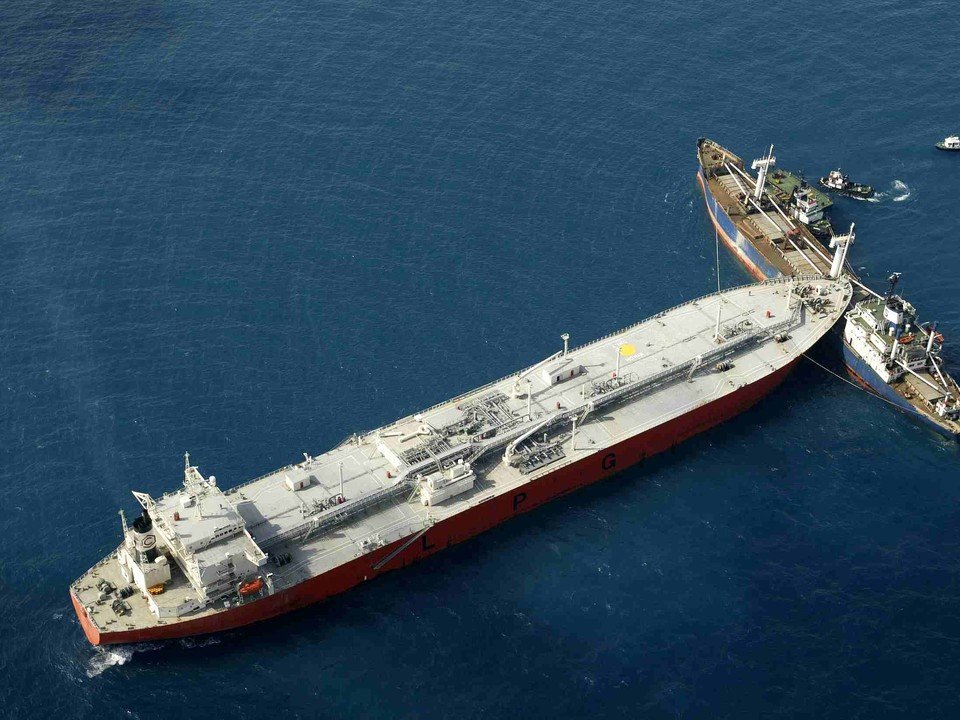Two vessels alongside following a marine casualty, under investigation